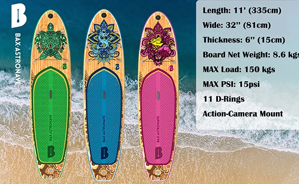 Drop Stitch Double Layer Inflatable Stand up 10′6′′ Sup All Round Paddle Board for Whole Year Surfing