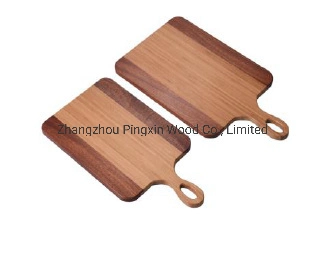 Customized Kitchen Paddle Shape Bamboo Wood Cutting Board Cheese Board