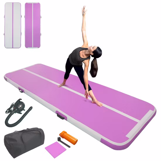Feixe de treinamento inflável, treinador de feixe inflável, tapete de exercício de equilíbrio inflável para atleta